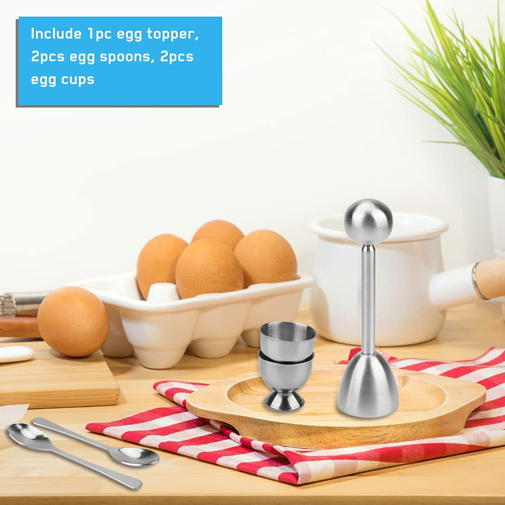 LMETJMA Egg Cracker Topper Set - Egg Separator Tool review and price