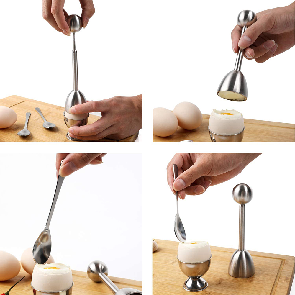 LMETJMA Egg Cracker Topper Set - Egg Separator Tool review and price