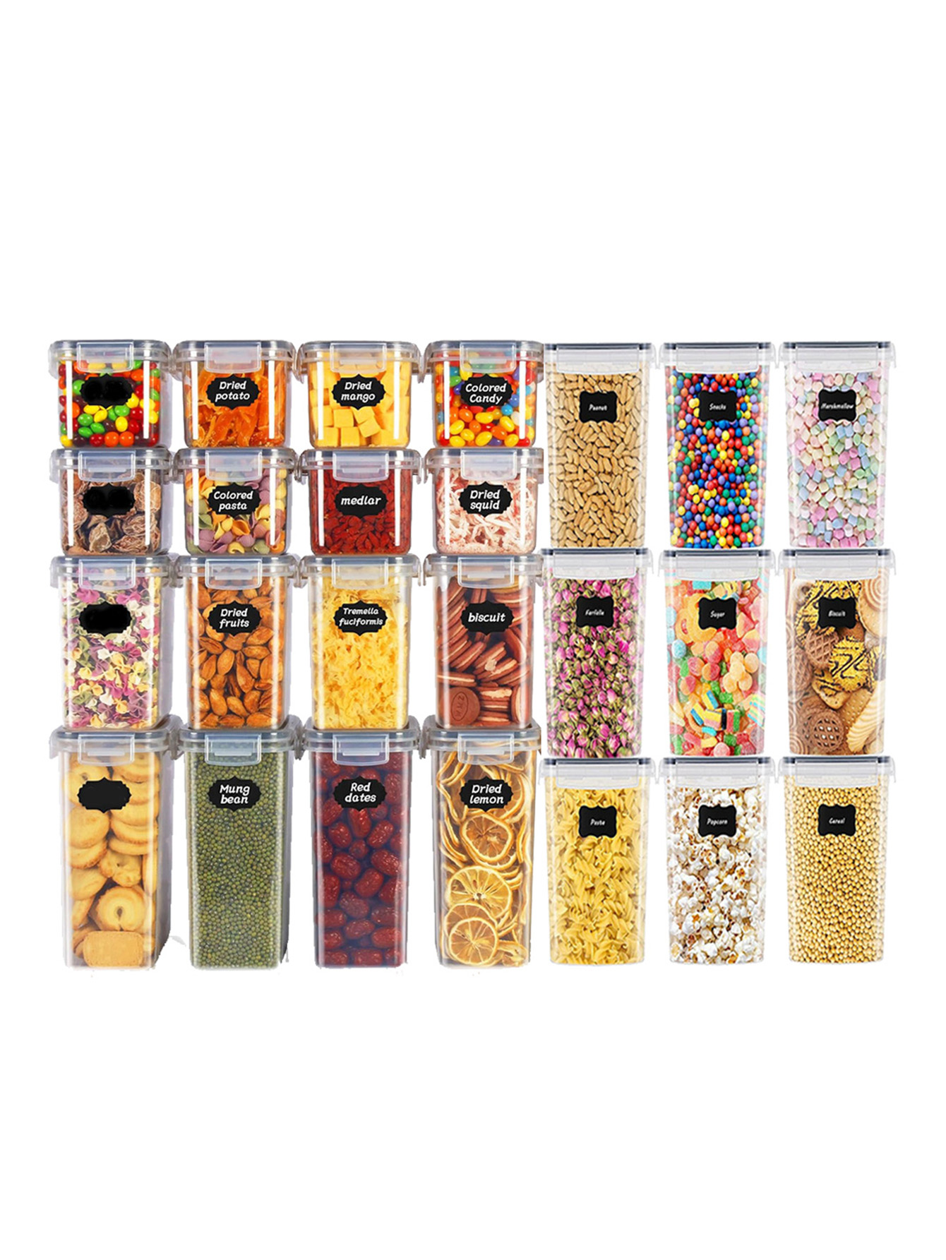 48pcs, Sealed Food Storage Con - Kitchen Gadgets Organizer review and price